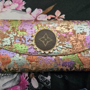 Upcycled LV Cork Wallet